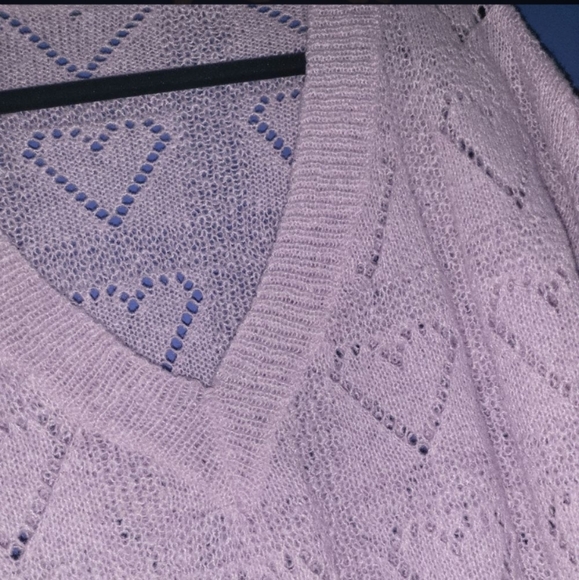 Heart knitted sweater - Picture 2 of 3